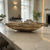 Onyx Bowl - Salmon and Grey