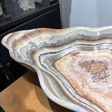 Onyx Bowl - Salmon and Grey