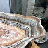Onyx Bowl - Salmon and Grey