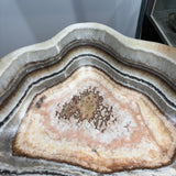 Onyx Bowl - Salmon and Grey