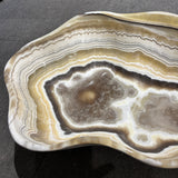 Onyx Bowl - Brown Tiger Striped