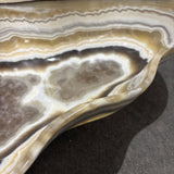 Onyx Bowl - Brown Tiger Striped