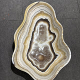 Onyx Bowl - Brown Tiger Striped