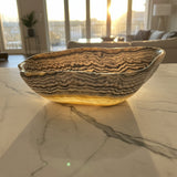 Onyx Bowl - Tiger Striped