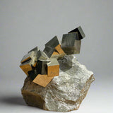 Pyrite on Matrix