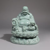 Laughing Jadeite Budai/Maitrya Statue