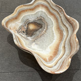 Onyx Bowl - Brown Multi Striped