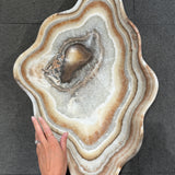 Onyx Bowl - Brown Multi Striped