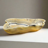 Onyx Bowl - Yellow Striped