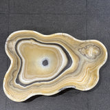 Onyx Bowl - Yellow Striped
