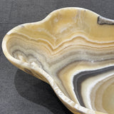 Onyx Bowl - Yellow Striped