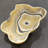 Onyx Bowl - Yellow Striped