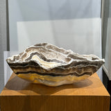 Onyx Bowl - White and Brown Multi