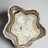 Onyx Bowl - White and Brown Multi