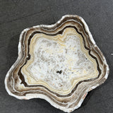 Onyx Bowl - White and Brown Multi