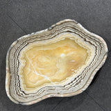 Onyx Bowl - Yellow with Multi Stripes