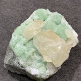 Datolite on Prehnite