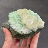 Datolite on Prehnite