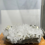 Quartz with Pyrite Cubes