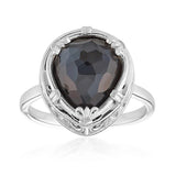 Anatoli - Teardrop Hematite Doublet Ring