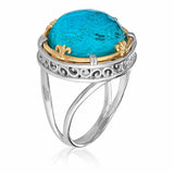 Chrysocolla Doublet Ring - Anatoli